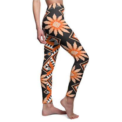 Women's Leggings - Geometric Abstract Tribal Inspired