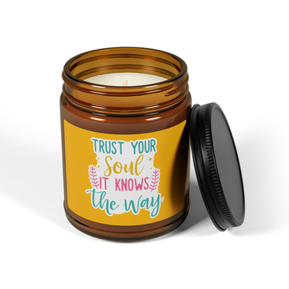 Soy Candle Trust Your Soul Amber Jar