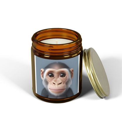 Candle Set - Baby Monkey Scented Coconut Apricot (4oz, 9oz)