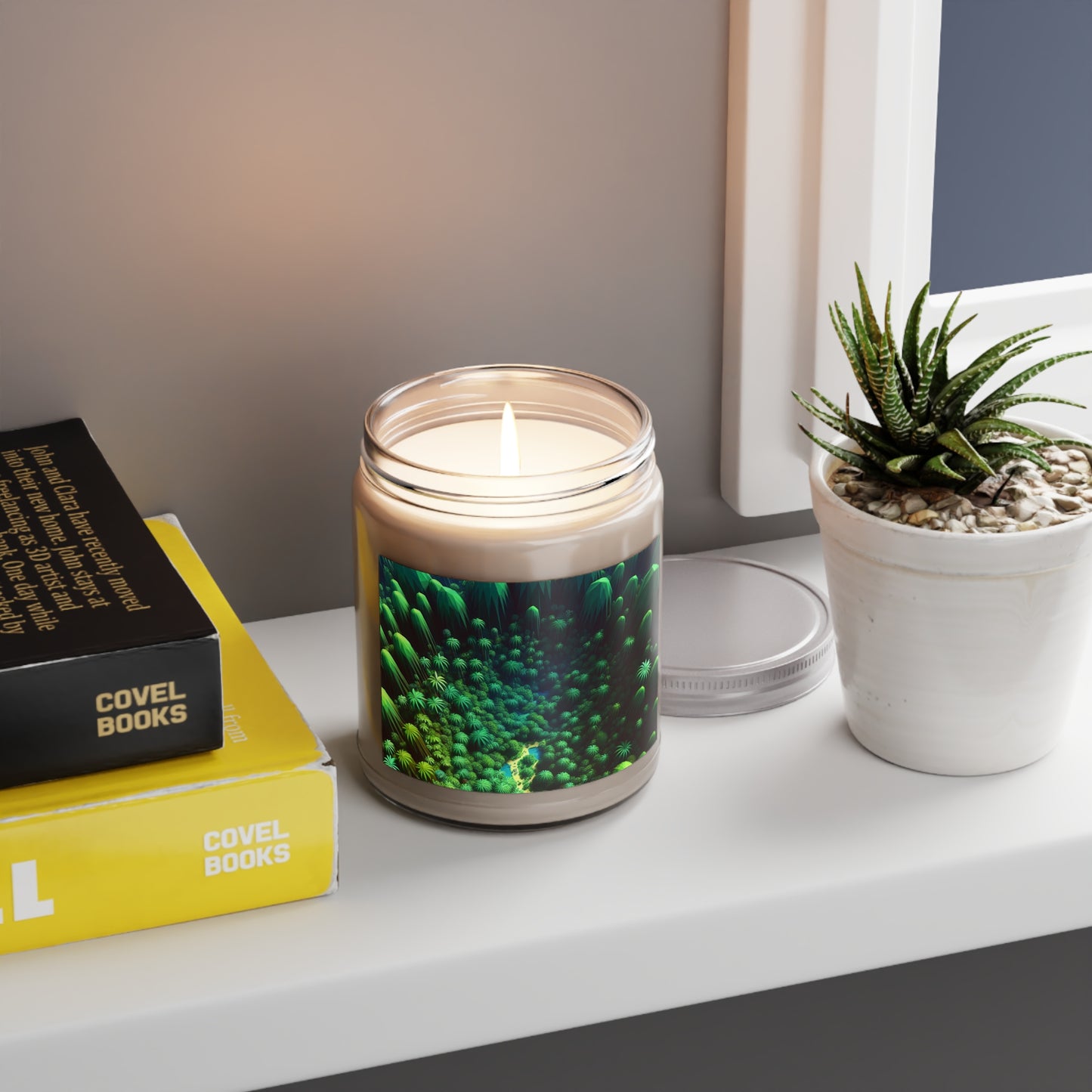 Tropical Jungle Design Scented Candles, 9oz - Earthbound Pacific