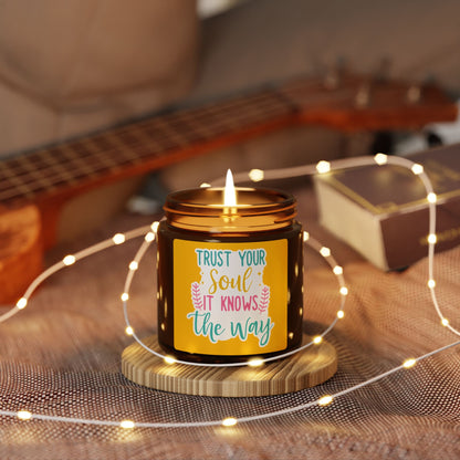 Soy Candle Trust Your Soul Amber Jar