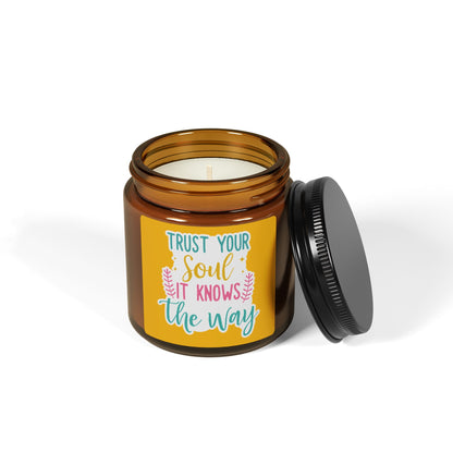 Soy Candle Trust Your Soul Amber Jar