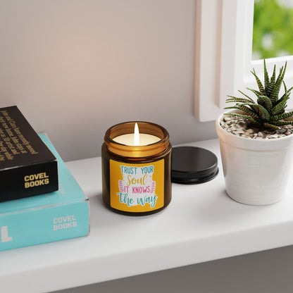 Soy Candle Trust Your Soul Amber Jar