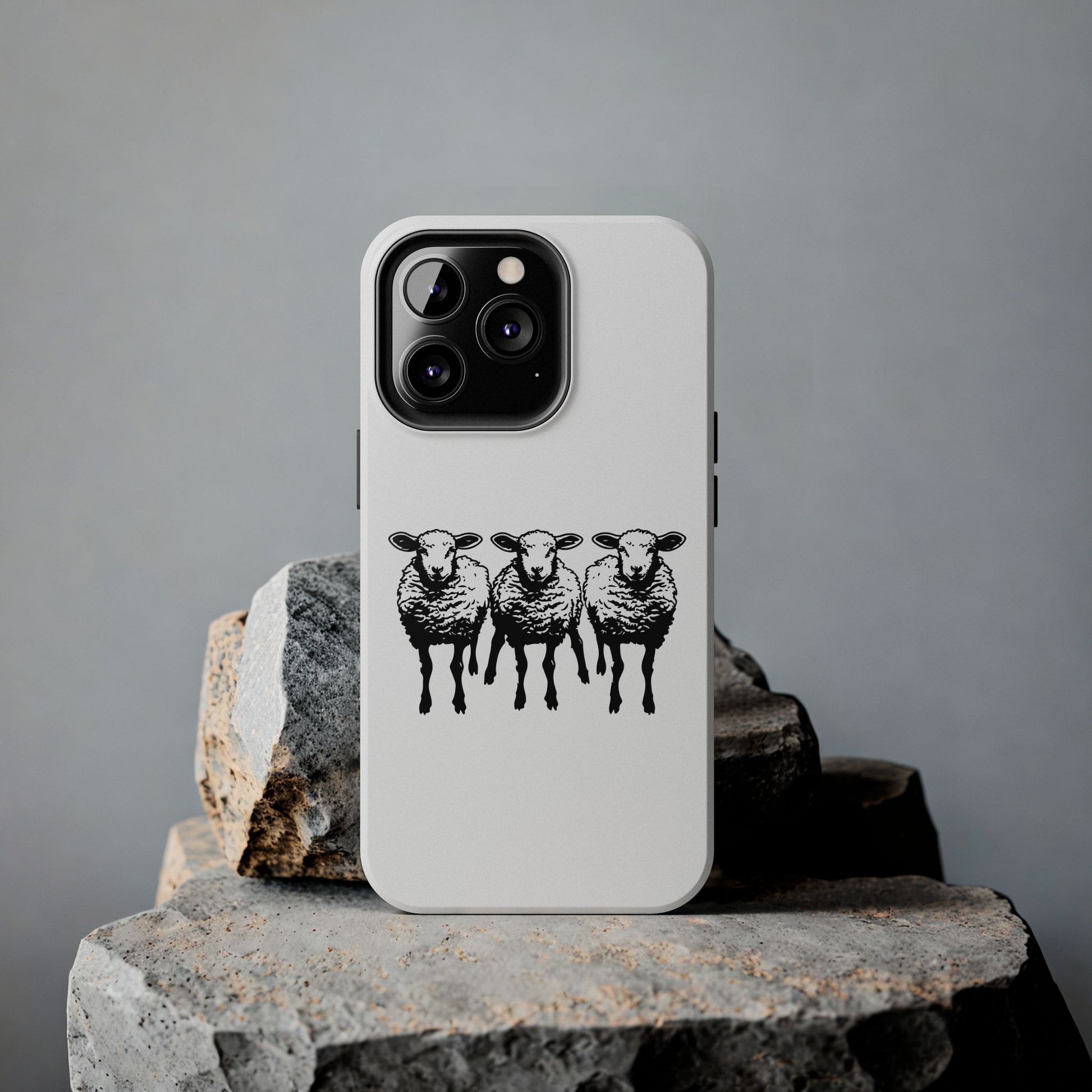 We Three Sheep Custom phone Tough Phone Cases - Earthbound Pacific