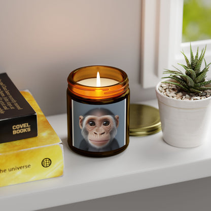 Candle Set - Baby Monkey Scented Coconut Apricot (4oz, 9oz)