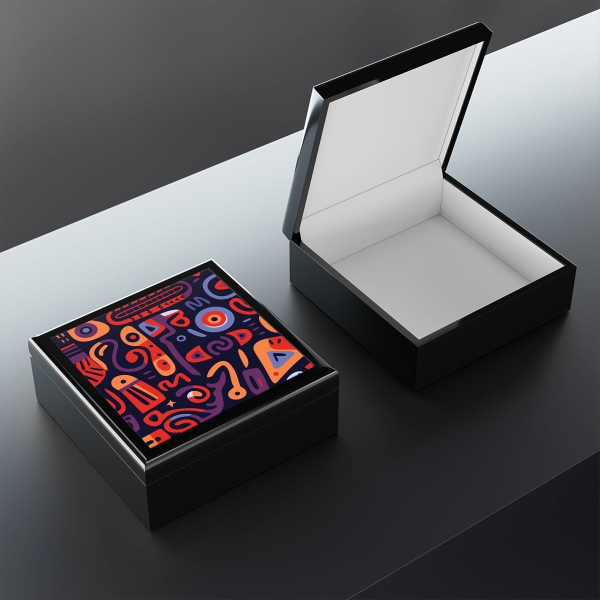 Abstract African design Jewelry Box Organizer 16959782069065465187 Earthbound Pacific