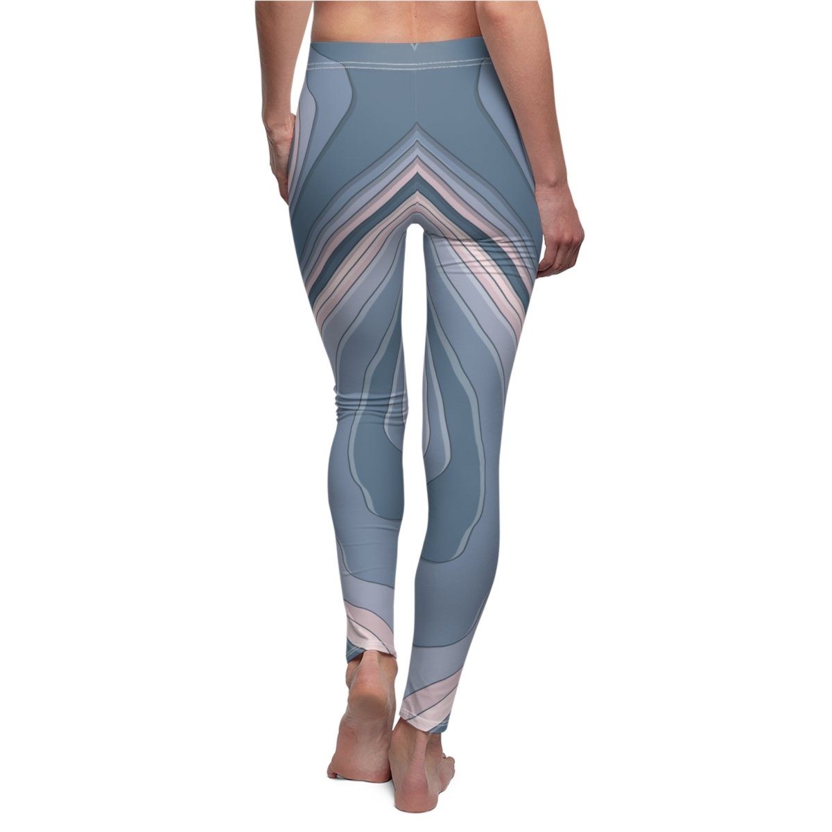 Abstract design Leggings - Earthbound Pacific