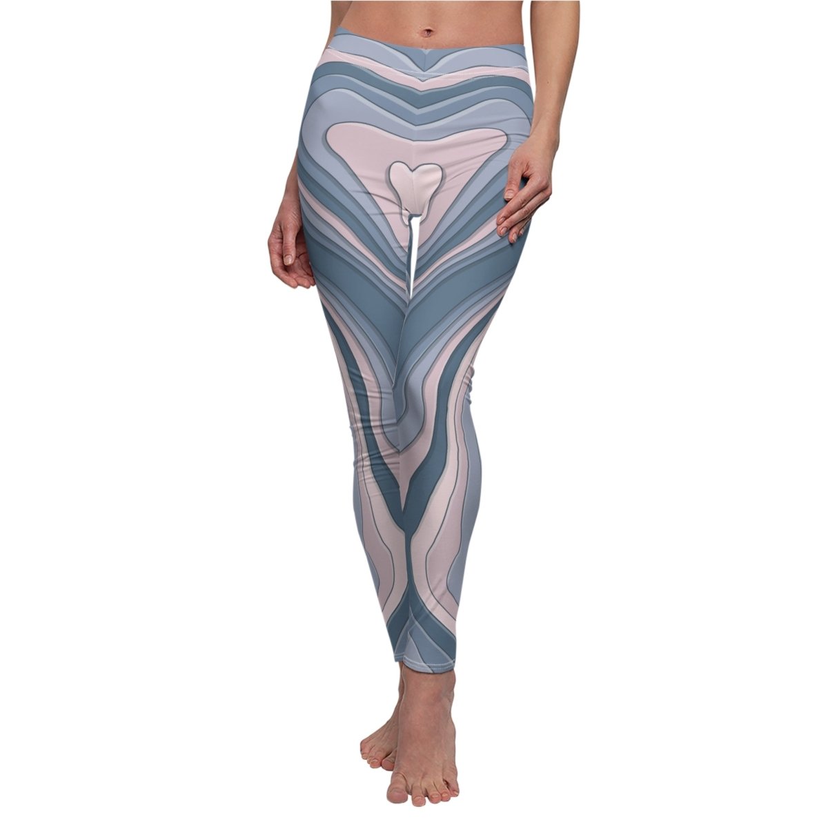 Abstract design Leggings - Earthbound Pacific