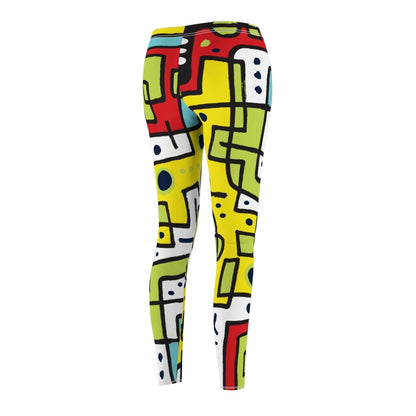 Abstract design Leggings - Earthbound Pacific