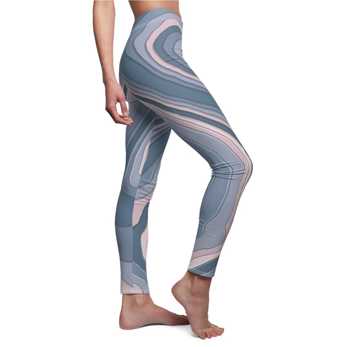 Abstract design Leggings - Earthbound Pacific