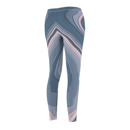 Abstract design Leggings - Earthbound Pacific