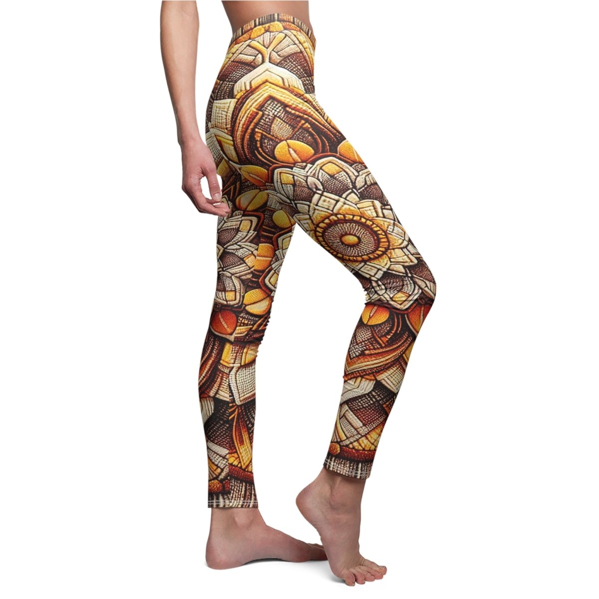 Abstract Mandala Women's Casual Leggings - Earthbound Pacific