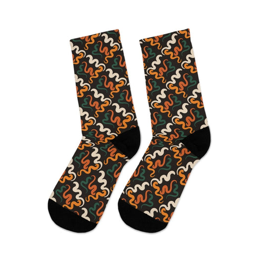 African Inspired Design Eco - Friendly Socks 15526385815355650971 Earthbound Pacific