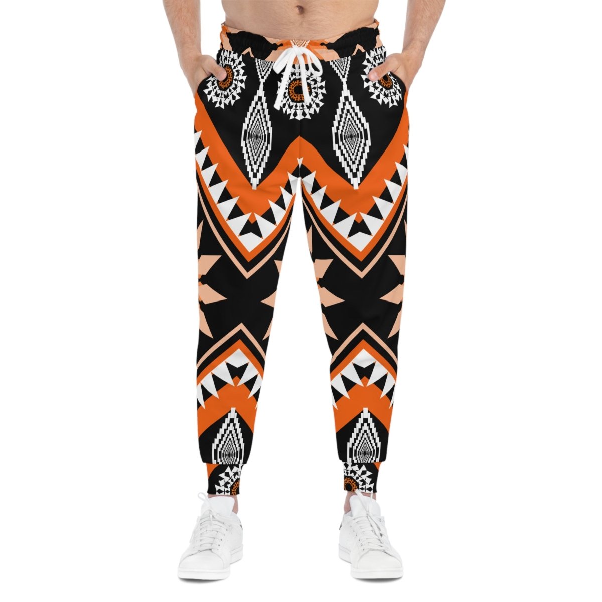 African Print Athletic Joggers - Earthbound Pacific