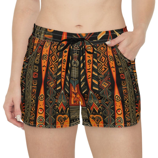 African Print Women's Shorts - Earthbound Pacific