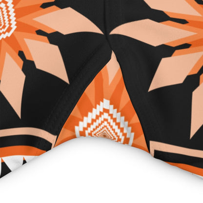 African Print Yoga Shorts - Earthbound Pacific