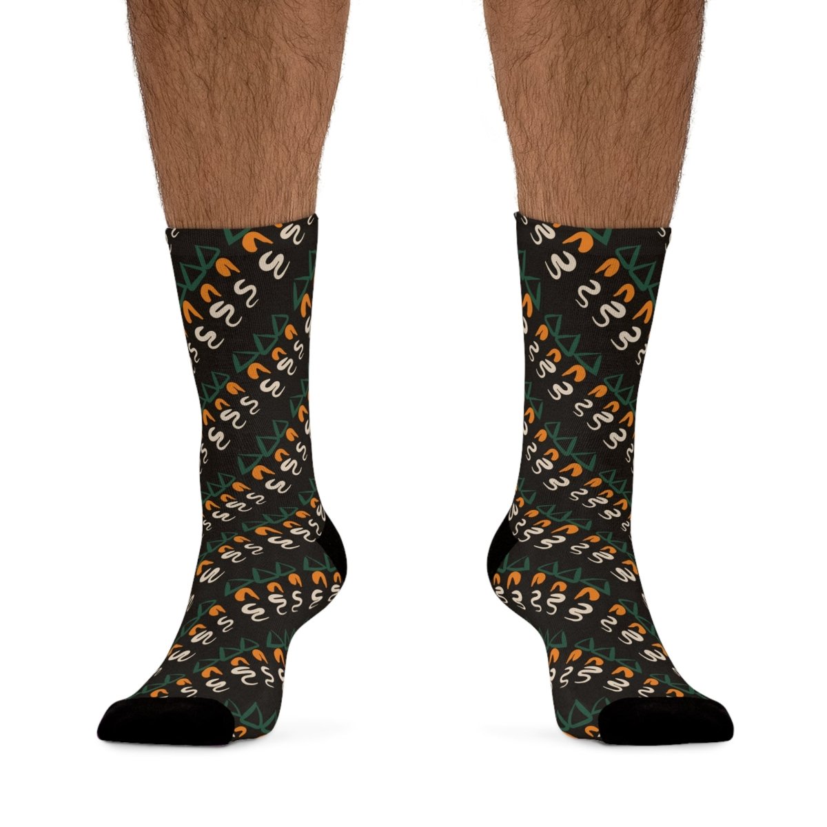 African Tribal Inspired Design Colorful Recycled Poly Socks 20022292375526138416 Earthbound Pacific