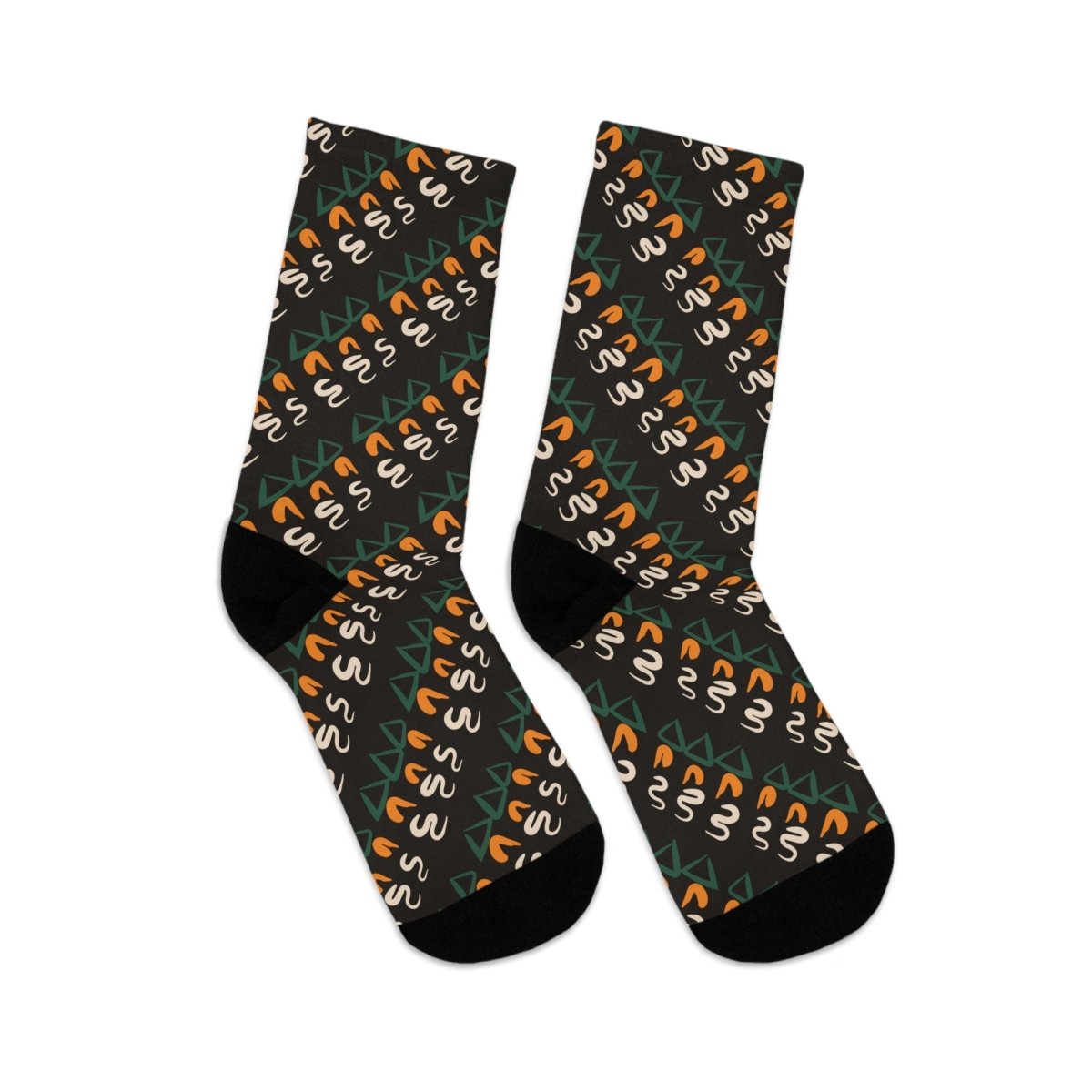 African Tribal Inspired Design Colorful Recycled Poly Socks 20022292375526138416 Earthbound Pacific