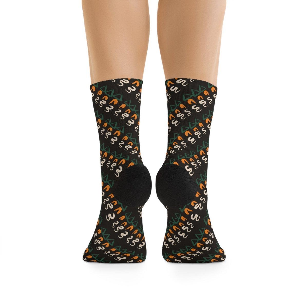 African Tribal Inspired Design Colorful Recycled Poly Socks 20022292375526138416 Earthbound Pacific