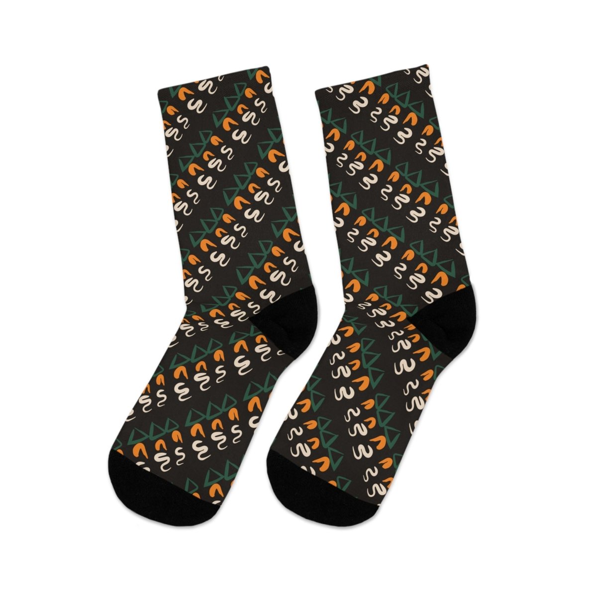 African Tribal Inspired Design Colorful Recycled Poly Socks 20022292375526138416 Earthbound Pacific