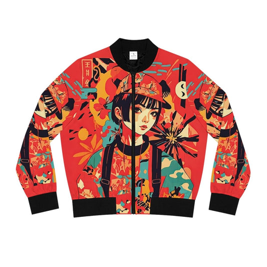 Anime Womens Bomber Jacket - Earthbound Pacific