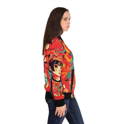 Anime Womens Bomber Jacket - Earthbound Pacific