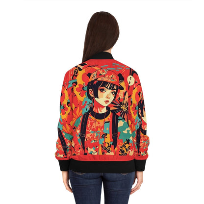 Anime Womens Bomber Jacket - Earthbound Pacific