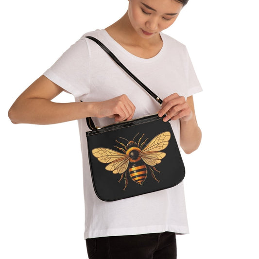 Art Deco Bee Small Shoulder Bag - Earthbound Pacific