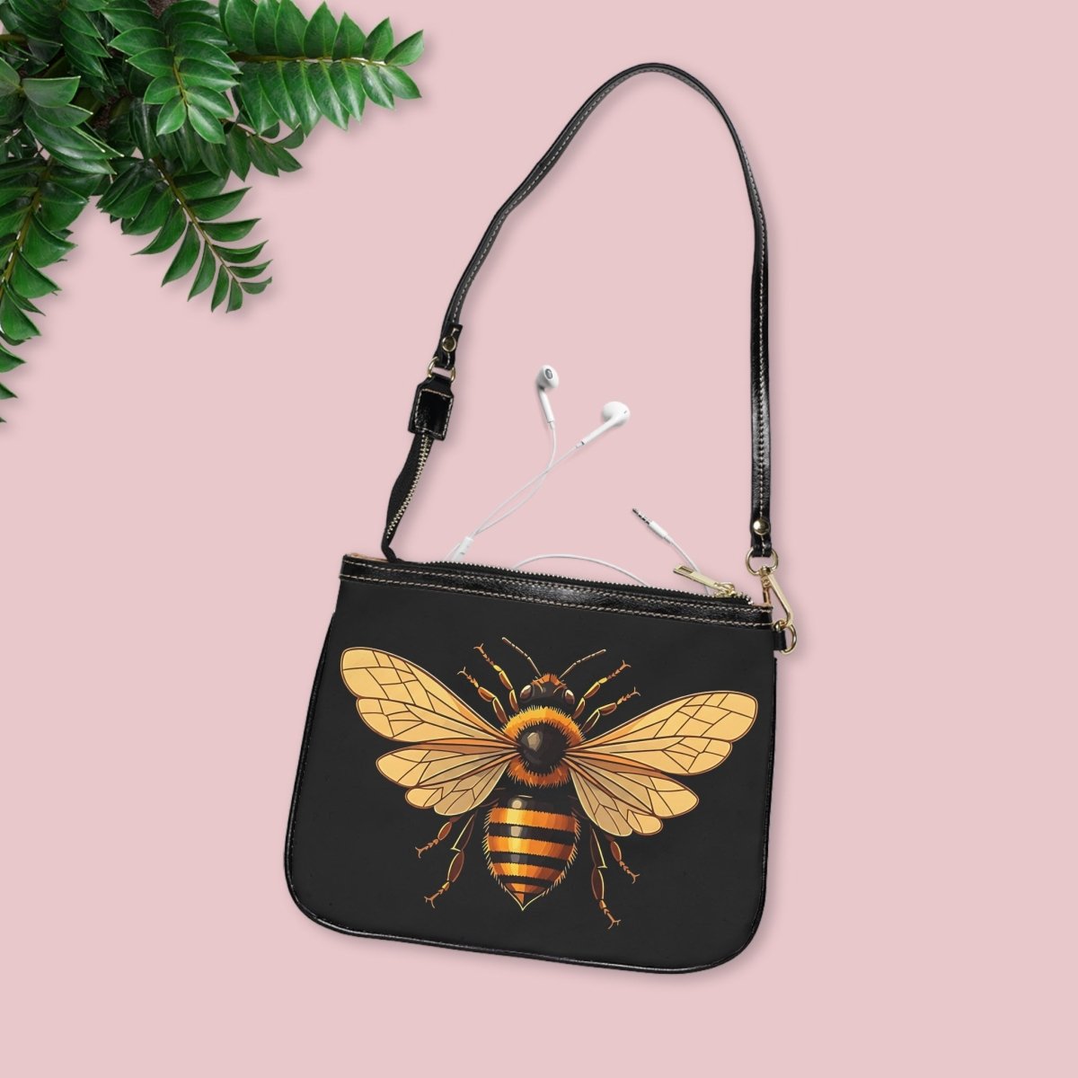 Art Deco Bee Small Shoulder Bag - Earthbound Pacific