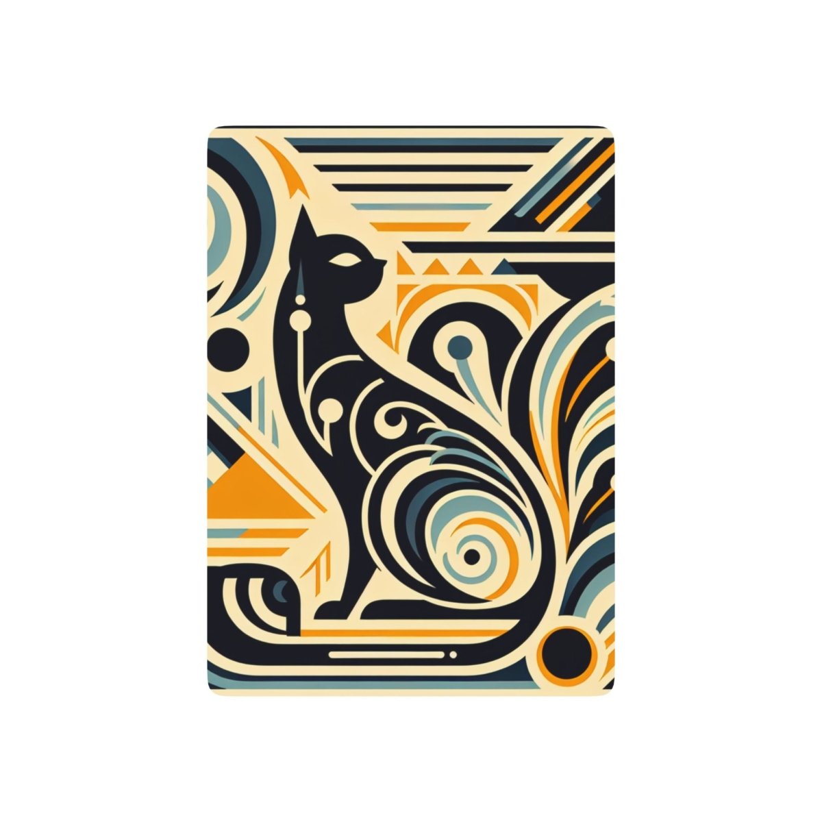 Art Deco Cat Poker Cards Deck 18120848700216749974 Earthbound Pacific