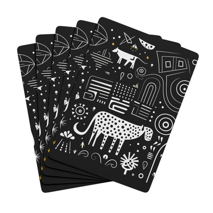 Artistic Playing Cards Set - Unique Designs for Poker Nights, Gifts for Gamers, Home Decor, Party Supplies, Card Games - Earthbound Pacific