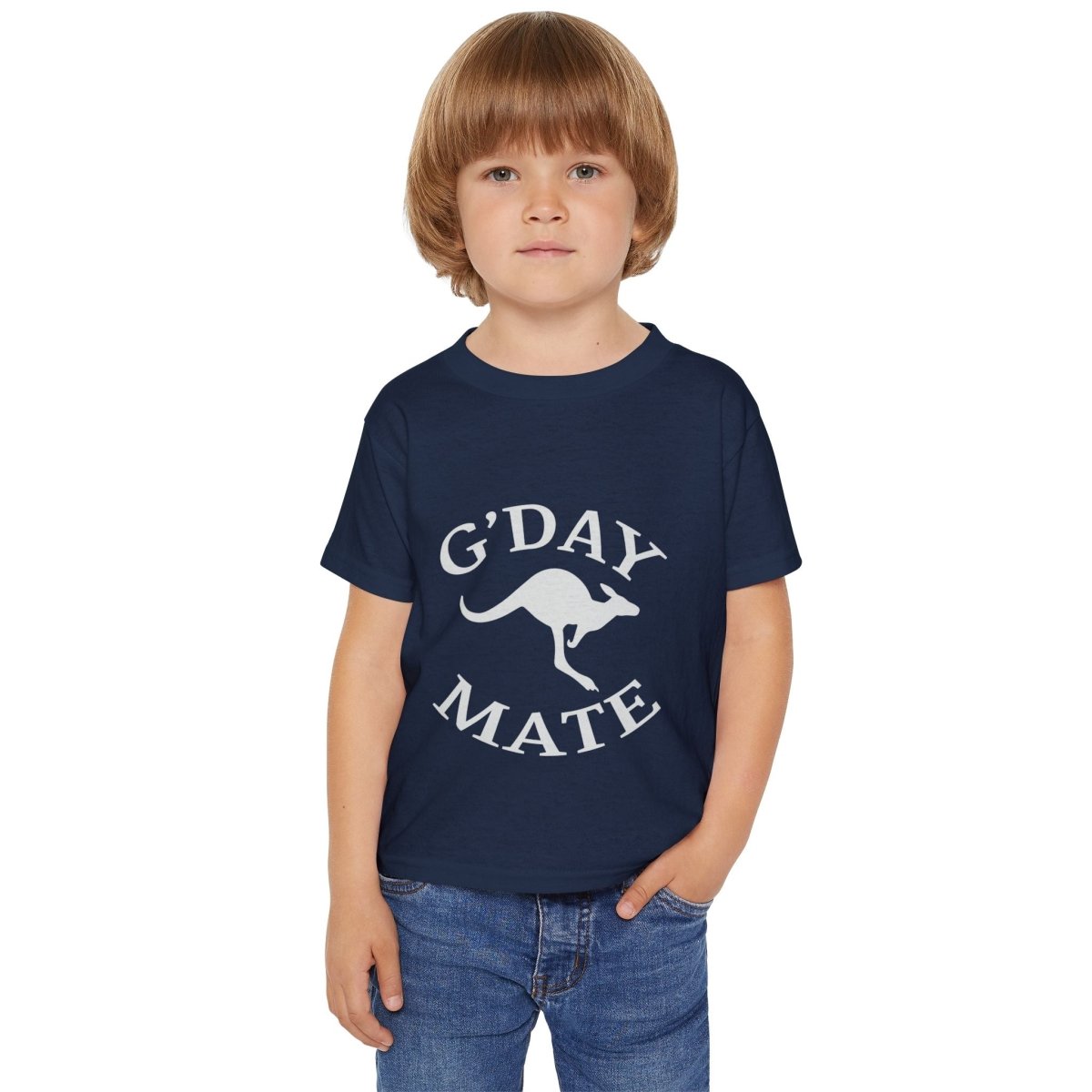 Australian "G'Day Mate" Heavy Cotton™ Toddler T-shirt - Earthbound Pacific