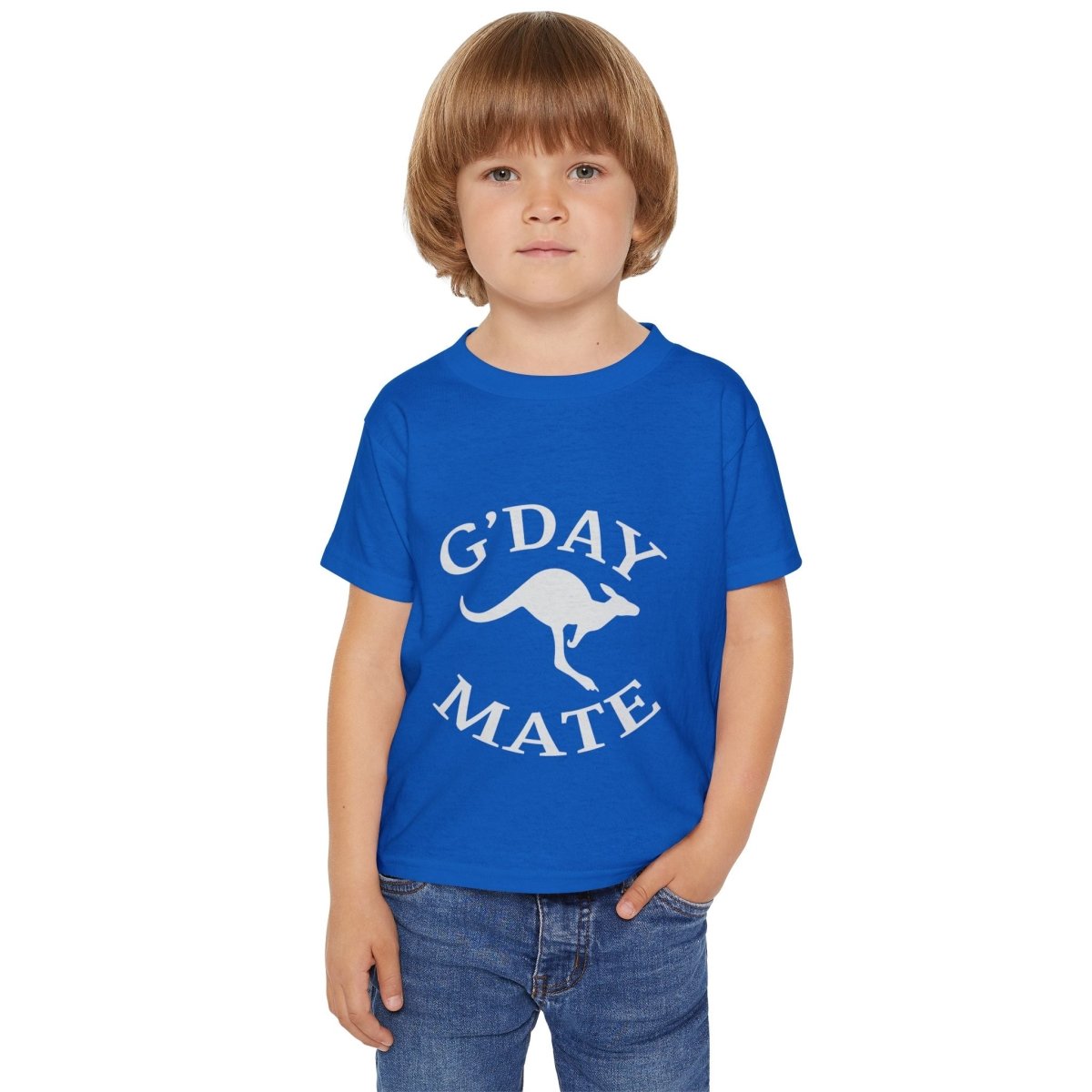 Australian "G'Day Mate" Heavy Cotton™ Toddler T-shirt - Earthbound Pacific