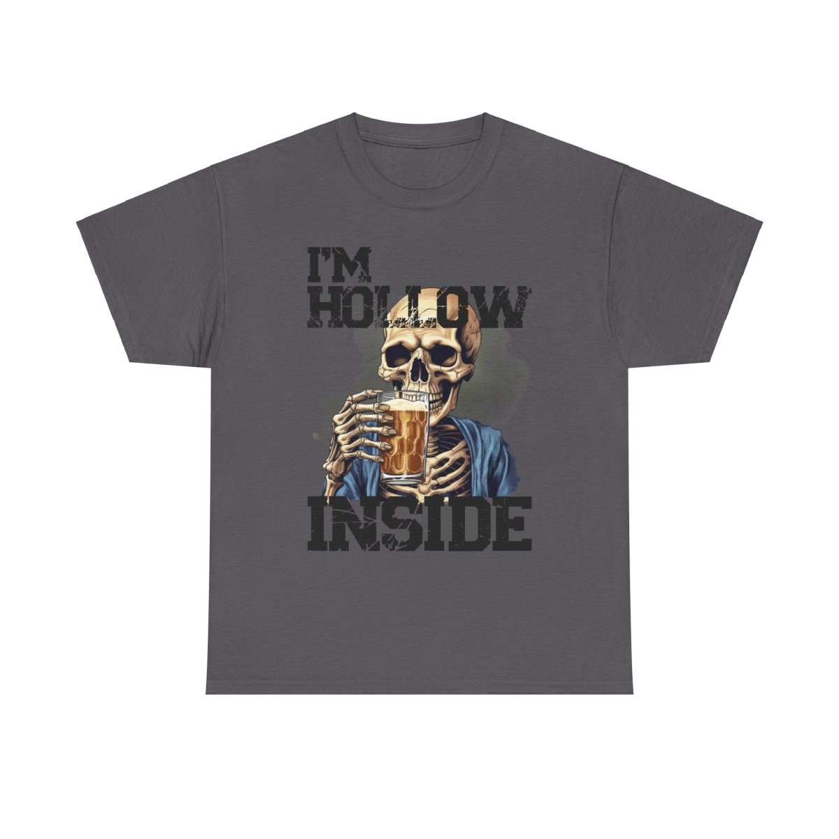 Beer Drinking "I am Hollow Inside" Custom T-Shirt - Earthbound Pacific