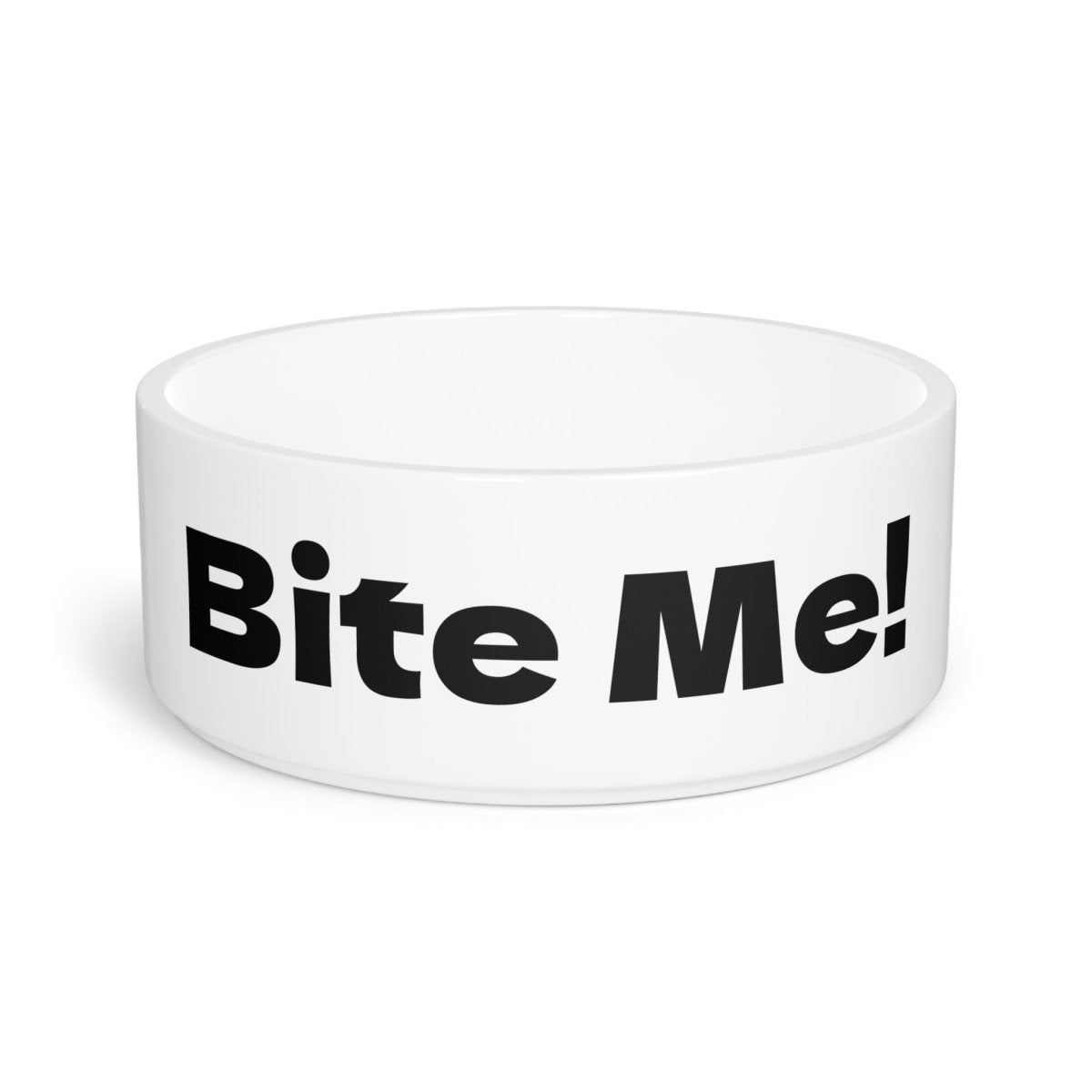 Bite Me Custom Pet Dog Bowl - Earthbound Pacific