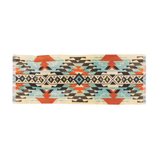 Bohemian Light Scarf - Vibrant Aztec Pattern 47363030118654689118 Earthbound Pacific