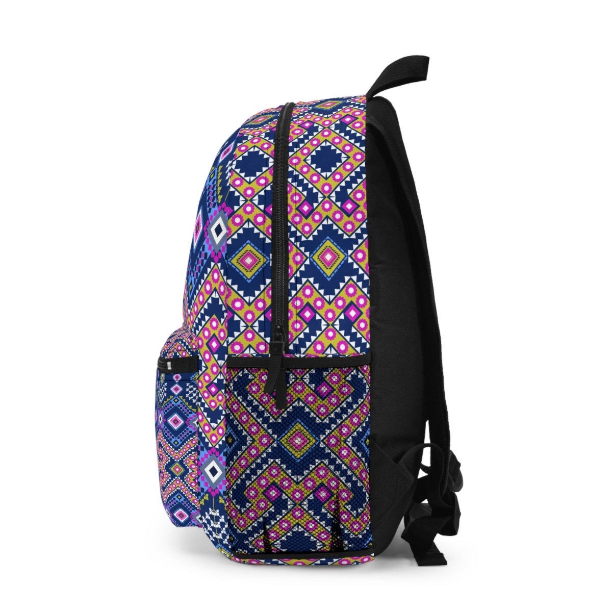 Boho Neon Geometric Backpack — Vibrant Bohemian Laptop & Travel Pack 34336865999128400675 Earthbound Pacific