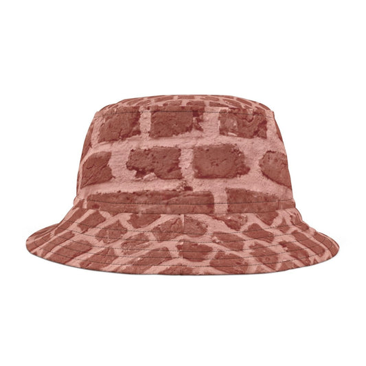 Brick Wall Design Bucket Hat - Urban Street Style Accessory, Unisex Fisherman Cap, Casual Wear, Hip Hop Headwear, Festival Gear 23669847835579044002 Earthbound Pacific
