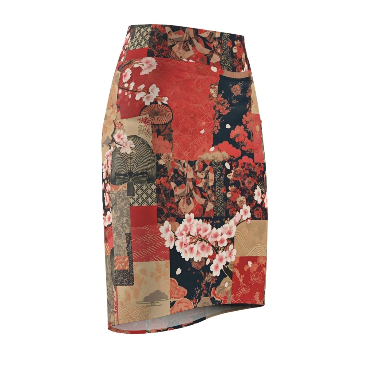 Cherry Blossom Pencil Skirt - Earthbound Pacific