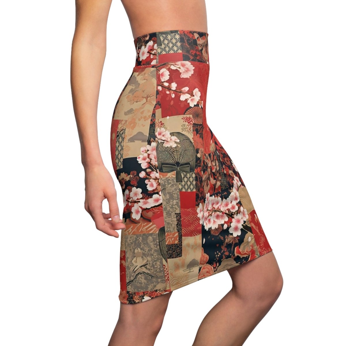 Cherry Blossom Pencil Skirt - Earthbound Pacific