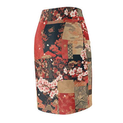 Cherry Blossom Pencil Skirt - Earthbound Pacific