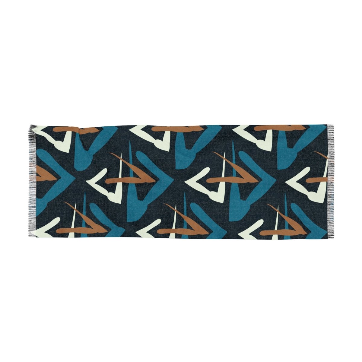 Chic Lightweight Scarf, Abstract Pattern 48832293357997219916 Earthbound Pacific