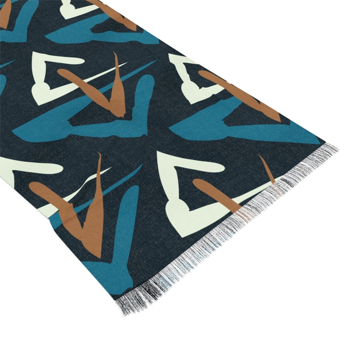 Chic Lightweight Scarf, Abstract Pattern 48832293357997219916 Earthbound Pacific