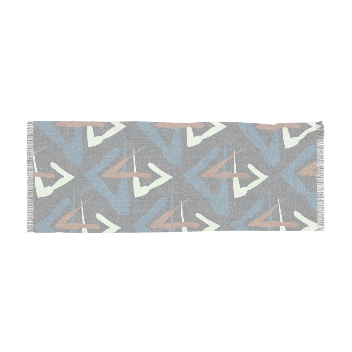 Chic Lightweight Scarf, Abstract Pattern 48832293357997219916 Earthbound Pacific