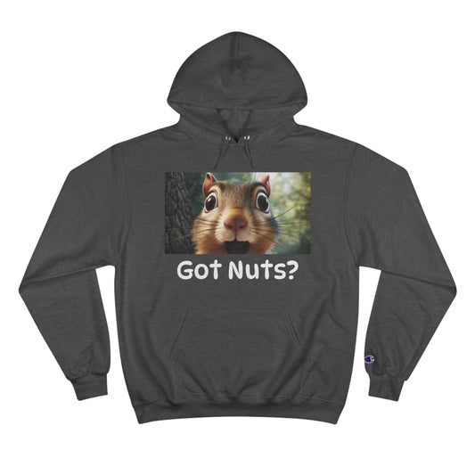 Chipmunk "Got Nuts" Custom Champion Hoodie - Earthbound Pacific