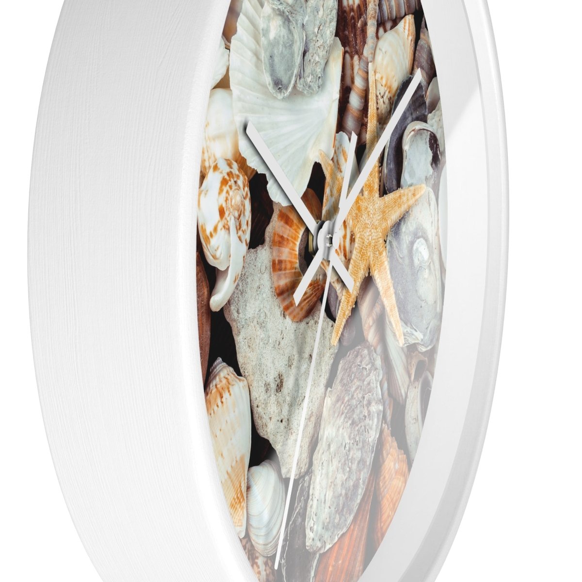 Coastal Life Wall Clock - Seashell Design for Beach Lovers 88463820084942122596 Earthbound Pacific