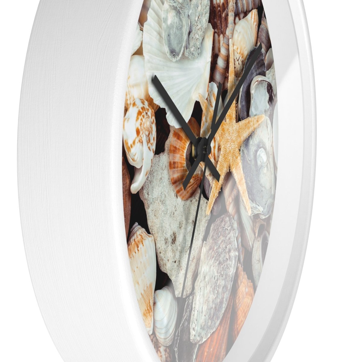 Coastal Life Wall Clock - Seashell Design for Beach Lovers 88463820084942122596 Earthbound Pacific