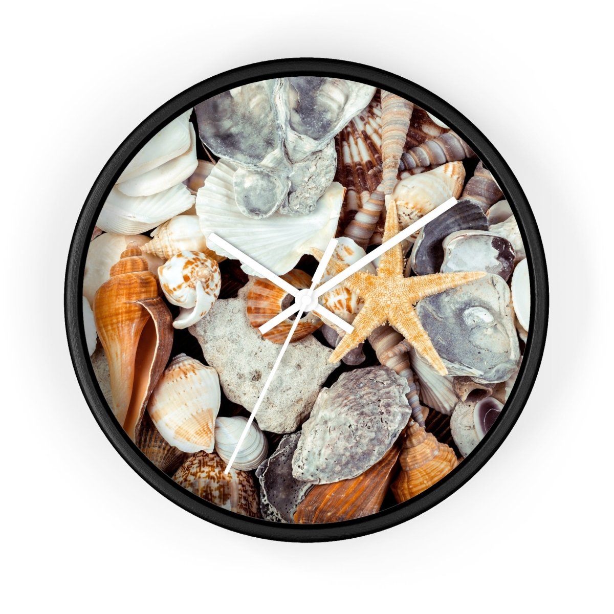 Coastal Life Wall Clock - Seashell Design for Beach Lovers 13137554849248928840 Earthbound Pacific
