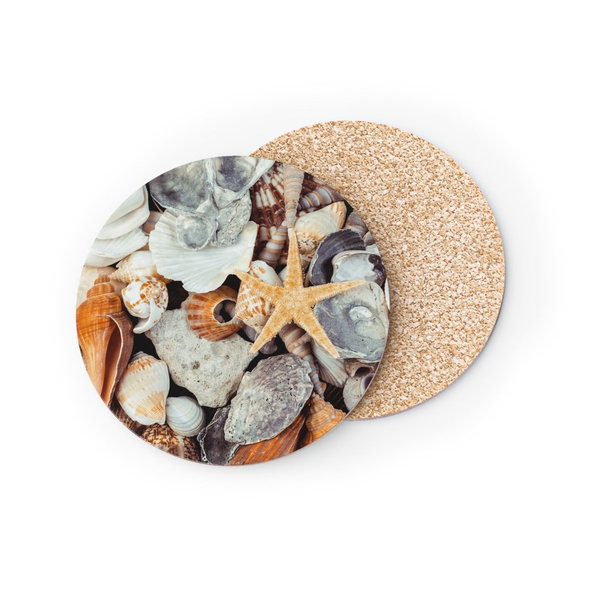 Coastal Themed Coasters - Beach Shell Design for Home Decor 11715690166581377433 Earthbound Pacific