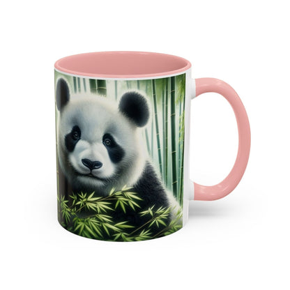 Coffee Mug - Panda in Bamboo Forest Design - Earthbound Pacific